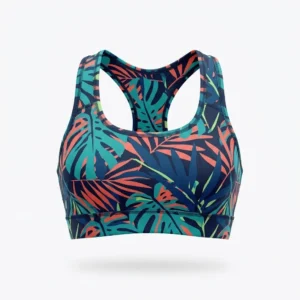 Custom Beach Sports Bra – High-Performance Sublimated Activewear.