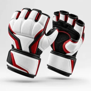 Martial Arts Gloves With Open Finger Design