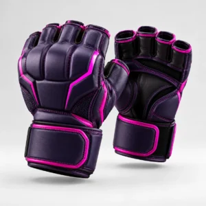 Martial Arts Gloves with Open Palm Design