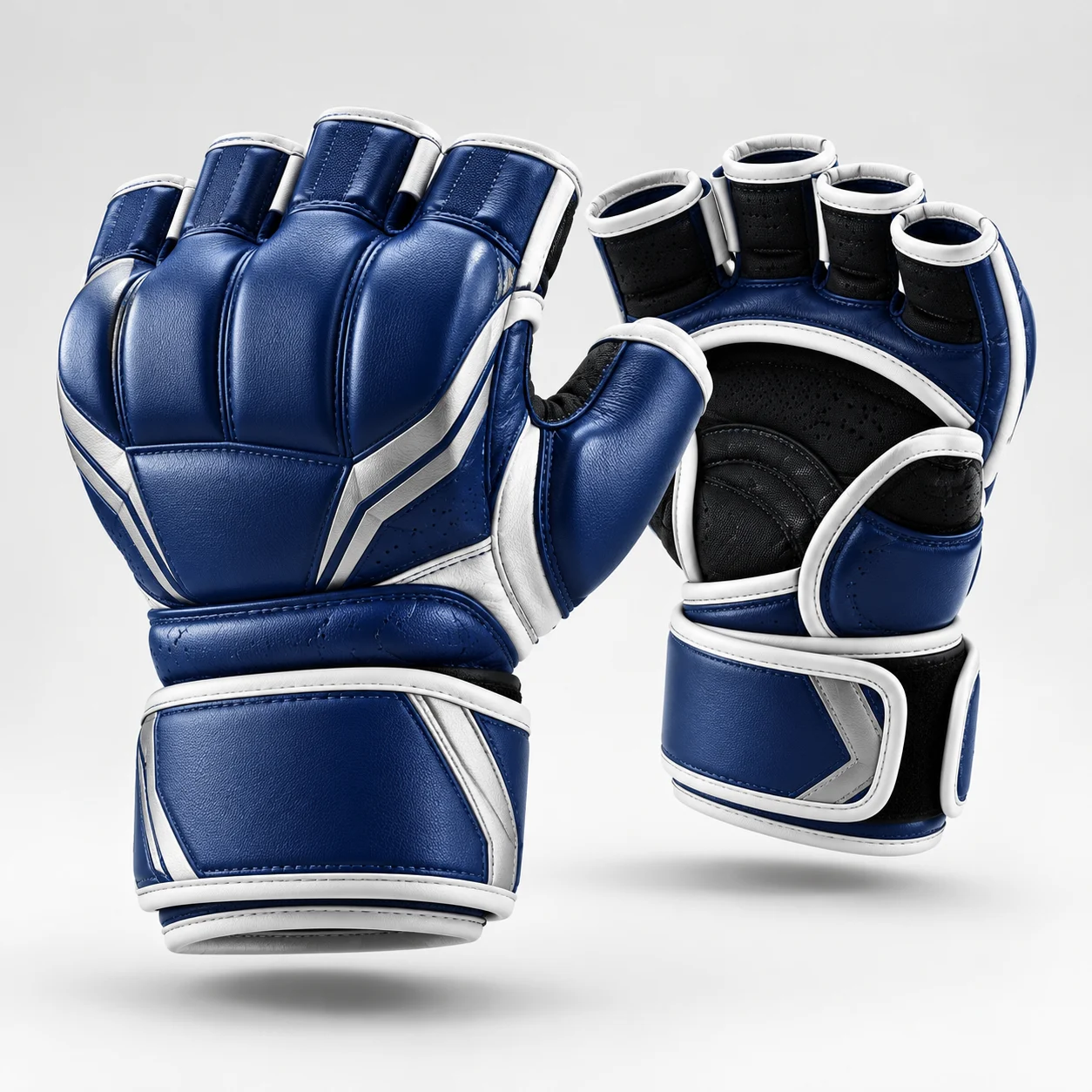 Martial Arts Grappling Gloves with Open Finger Design