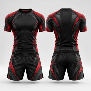 Martial Arts Rash Guard and Shorts Set